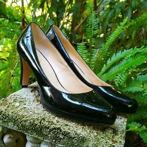 EUC COLE HAAN BLACK PATENT PUMPS